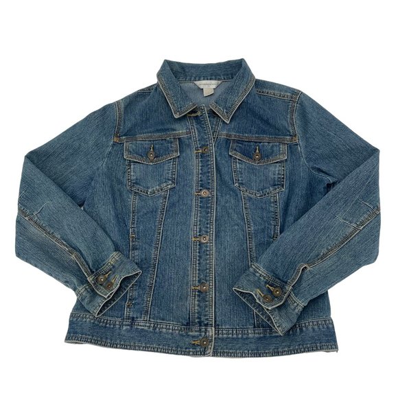 Christopher & Banks - Womens Jean Jacket‎ - Medium - Picture 1 of 13